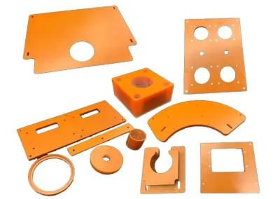 ORANGE BAKELITE SHEET